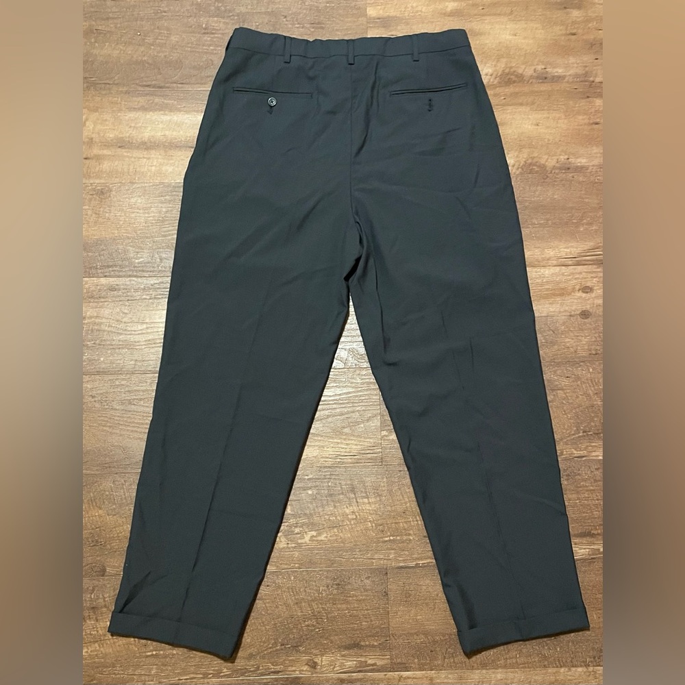 Jos a bank mens casual black Leadbetter golf pants size 34